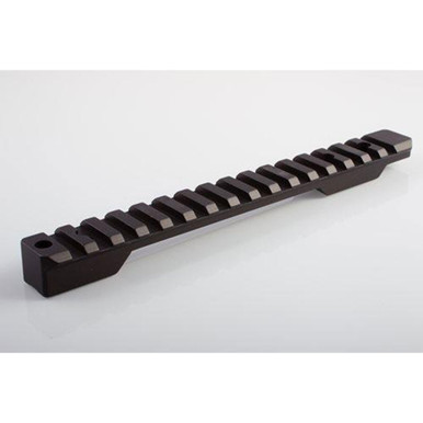 Weatherby J010003 Peak 44 Picatinny Rail  Matte Black 20 MOA