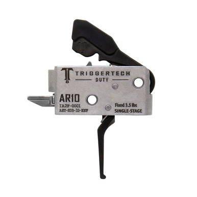 TriggerTech AHTSDB33NNF Duty  Flat Trigger Single-Stage 3.50 lbs Draw Weight Fits AR-10