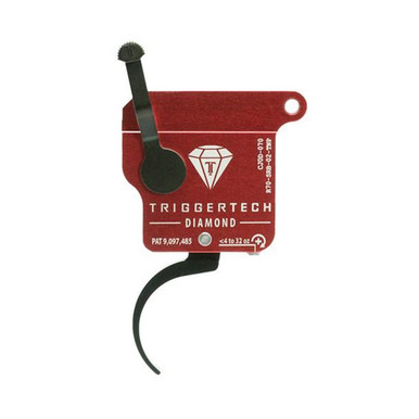 TriggerTech R70SRB02TNP Diamond Without Bolt Release Single-Stage Pro Curved Trigger with 0.30-2 lbs Draw Weight for Remington 700 Right