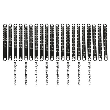 Axcel Achieve XP Metal Sight Tape Scale #9 and #10