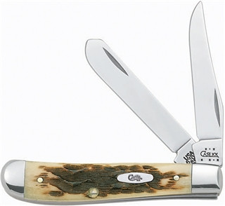 CASE MINI TRAP 2BL 3.5" AMBER BONE