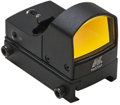 NcStar DDAB Micro Red Dot Optic  Black Anodized 1 x 0.93" x 0.66" 2 MOA Red Dot