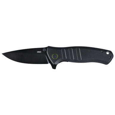 CRKT Dextro Folding Knife 3-1/5" Drop Point Blade Black Black