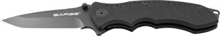 SARGE BLK TACT FLD 4 1/2" TANTO G10