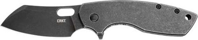 CRKT Pilar Large Folding Knife 2-7/10" Sheepsfoot Blade Black
