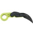 CRKT Provoke Zap Folding Knife 2 1/2" Hawkbill Blade Green