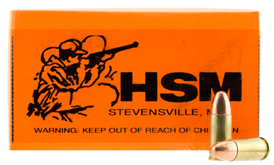 HSM 9MM2R Training  *Remanufactured 9mm Luger 115 gr Full Metal Jacket 50 Rounds