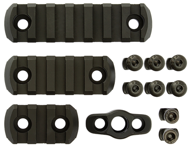 CMC Triggers 81724 M-Lok 4-Piece Accessory Kit  Black Anodized
