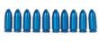 A-Zoom Snap Cap 9 mm Blue 10 pk.