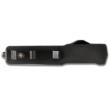 Templar Knives Premium Lightweight Slim Black Rubber Automatic Knife 3 1/4" Drop Point Blade Black