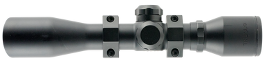 TruGlo TG8504BR Compact  Matte Black 4x32mm 1" Tube Duplex Reticle