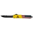 Templar Knife Slim Knife 3-1/2" Drop Point Blade Don't Tread on Me US Flag