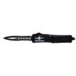 Templar Knife Large Come And Take It AR OTF Knife 3-1/2" Serrated Dagger Black