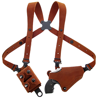Galco CL2160 Classic Lite 2.0 Shoulder System Size Fits Chest Up To 56" Natural Leather Shoulder Fits S&W J Frame Fits Charter Arms Undercover Right Hand