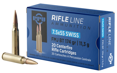 Prvi Partizan PPU PP7SF 7.5x55mm Swiss Full Metal Jacket 174 Grain 20 Rounds