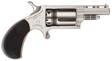 NAA Wasp MiniRevolver 22 WMR StainlessBlack 163 in 5 rd