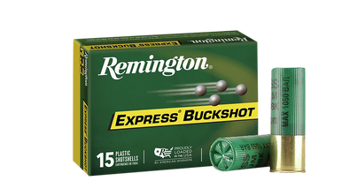 Remington Ammunition 26876 Express Buckshot 12Gauge 2.75" 00Buck Shot 15 Rounds