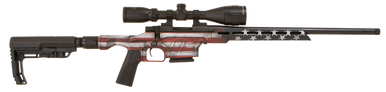 Howa HMXL762USA M1500 Mini Excel Lite 7.62x39mm 20" TB 5+1 American Flag Cerakote Black Folding HTI Excl Lite Chassis Stock