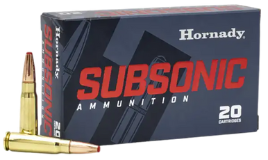 Hornady Subsonic Rifle Ammo 7.62x39 255 gr. Sub-X 20 rd