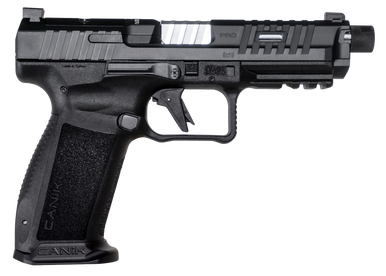 Canik METE SF 9mm Luger, 4.4in. Barrel, 20rd, Full Accessory Kit - Black (HGP7156N)