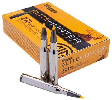 Sig Sauer E270TH220 Elite Hunter Tipped  270Win 140gr Controlled Expansion Tip 20 Rounds