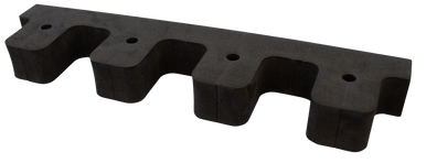 SME SMEMGR Magnet Gun Rest  Black High Density Foam, Holds Guns Or Fishing Poles