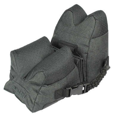 Allen 18415 Eliminator  Prefilled, Connected Style Front and Rear Bag Gray Ripstop Polyester, Side Release Buckles, Weighs 9.50 lbs., 26" L x 7.50" H