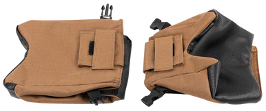 Allen 18419 X-Focus Unfilled Front/Rear Shooting Bag Combo Tan/Black 600D Polyester