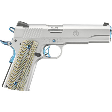 Ruger SR1911 45 ACP 5in SSWD 8rd Blue PVD