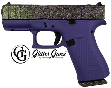 Glock 43X MOS, 9mm, 3.4in. Barrel, 10rd - Glitter