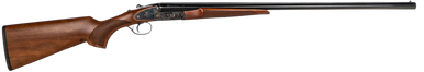 CZUSA 06401 SharpTail  12 Gauge 3 2rd 28 Black Hard Chrome Side by Side Barrel Color Case Hardened Metal Finish Turkish Walnut Stock Includes 5 Chokes