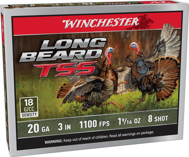 Winchester Long Beard TSS 20 Gauge #8 Shot 3 Inch 10 Rounds