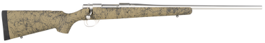 Howa HHS63113 M1500 HS Precision 308 Win 5+1 22", Stainless Steel Metal Finish & Green Black Webbed Fixed HS Precision Stock