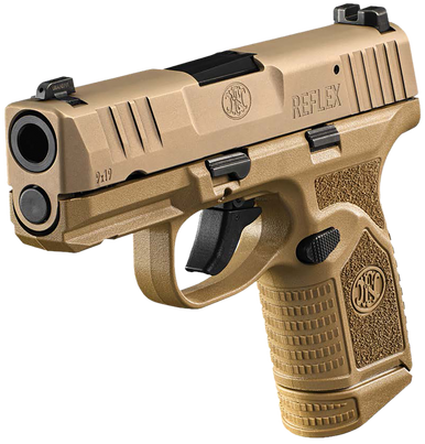 FN Reflex 9mm Luger 3.3" 10 Rounds Flat Dark Earth Micro-Compact Pistol