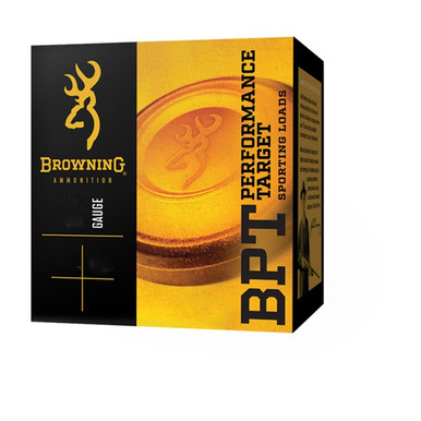 Browning Ammo B193631227 BPT Performance Target Sporting Clay 12Gauge 2.75" 1 1/8oz 7.5Shot 25 Rounds