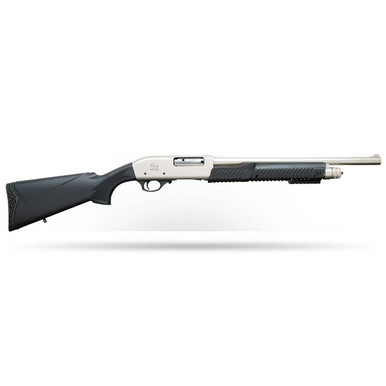 Charles Daly CDLY 301 12 Gauge 185 Inch 4 Rounds Nickel Tactical Pump Action