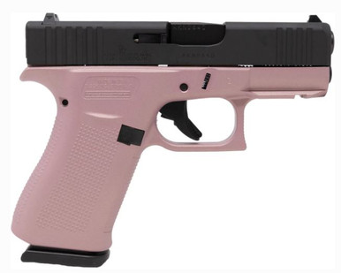 Glock 43X 9mm 341 10Round Pink Champagne Cerakote Apollo Custom Edition