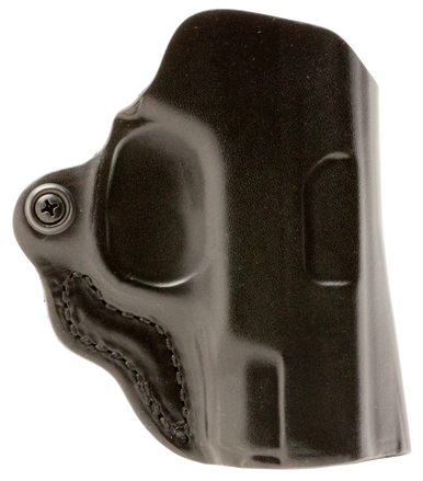DeSantis Gunhide 019BA8JZ0 Mini Scabbard  OWB Black Leather Belt Slide Fits Sig P365 Right Hand