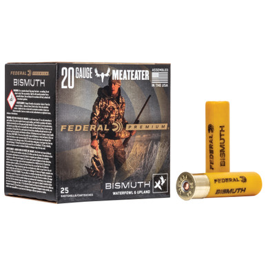 Fed Bismuth 20ga 3" #4 25 Rounds