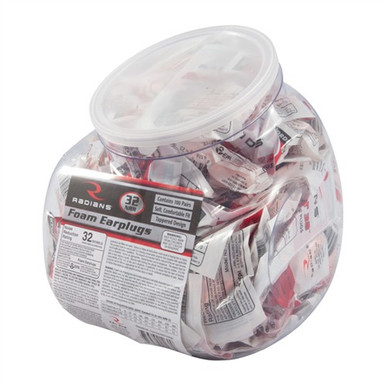 RADIANS FOAM PLUGS NRR32 100/JAR