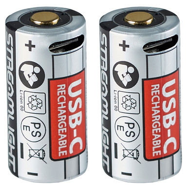 Streamlight SL-B9 USB-C Rechargeable Battery Pack 2-Pack 850mAh