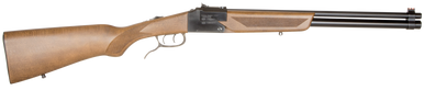 Chiappa Double Badger 22 WMR 19 in 2 Brown Blued Beech Wood Stock
