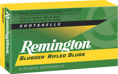 Remington Slugger Rifled Slugs 12 ga. 2.75 in. 1 oz. 1560 fps. Rifled Slug 15 rd.