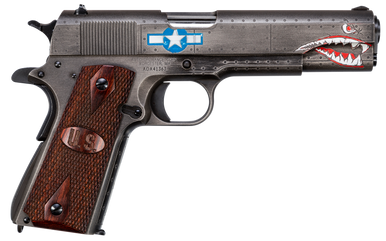 Auto Ordnance 1911 WW2 Squadron, 45ACP, 5in. Barrel, 7rd - Gray (1911BKOWC3)