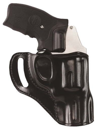 Galco HT158B Hornet  OWB Black Leather Belt Slide Fits S&W J Frame Fits 2" Barrel Right Hand