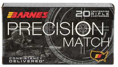 Barnes Bullets 30742 Precision Match  260Rem 140gr Open Tip Match Boat Tail 20 Rounds