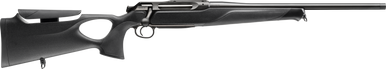 Sauer 80117650 505 Synchro XT Full Size 30-06 Springfield 5+1 22" Titanium Gray Threaded Barrel, Saddle Mount Steel Receiver, Black Thumbhole w/Adj Comb Synthetic Stock
