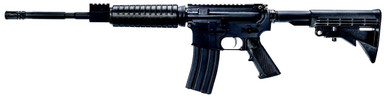 Anderson Manufacturing AM-15 5.56x45 NATO, 16in. Barrel, 30rd, Forged Receivers, Ambi Safety, A2 Handguard, Grip & M4 Stock - Black