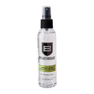Breakthrough Clean Technologies Military Grade Solvent 6 oz Pump Spray Bottle Clear