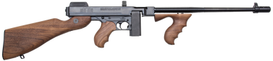 Thompson T110S 1927A-1 Deluxe 45 ACP Caliber with 16.50" Barrel, 10+1 Capacity (Stick), Blued Metal Finish, American Walnut Stock Wood Grip Right Hand